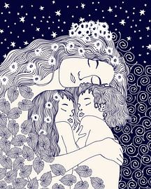 Mère et jumeaux sur Cats & Dotz