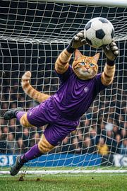 Katzen-Torwart rettet die Situation von Matthias Hauser