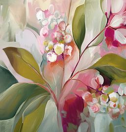 Fleurs de printemps abstraites III sur Jacky