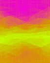 Morgennebel ein moderner Pop Art Expressionist in Gelb Pink von FRESH Fine Art Miniaturansicht