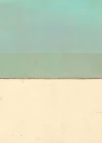 Minimalismus in Hellgrün und Beige