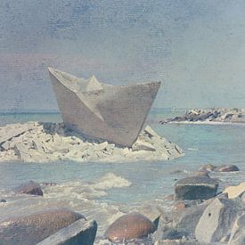 Das kleine Steinboot von Patrick Reinquin