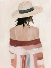 Une femme au chapeau sur M.A.Z.U.N.