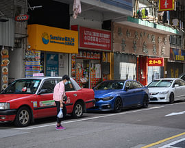 Daily life on the streets of Hong Kong