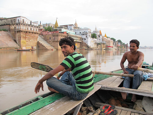 Boottocht op de Ganges