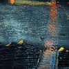 Abstract nacht landschap by Annemie Hiele