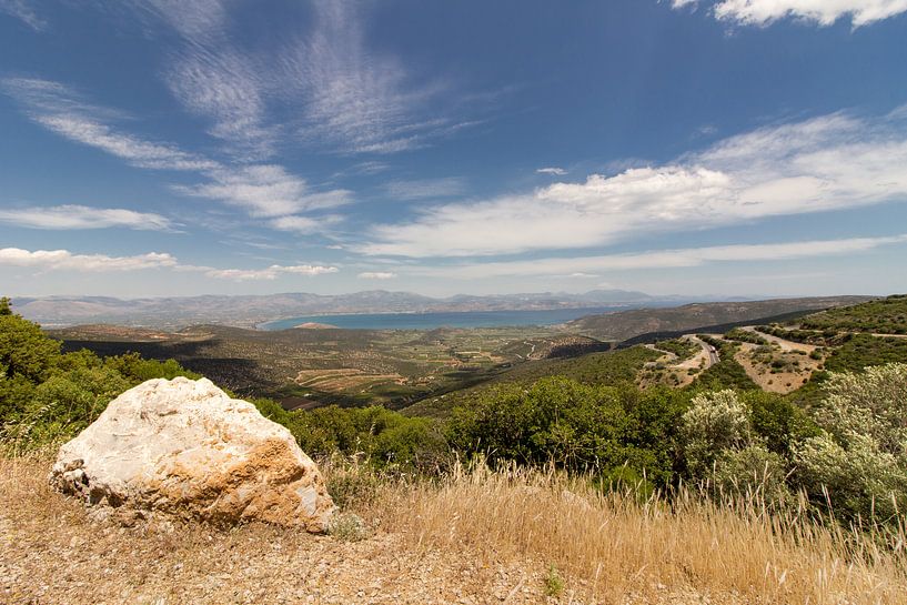 View towards Nafplion (Greece) by Ellen Middelkoop