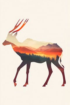 Dream landscape in the animal