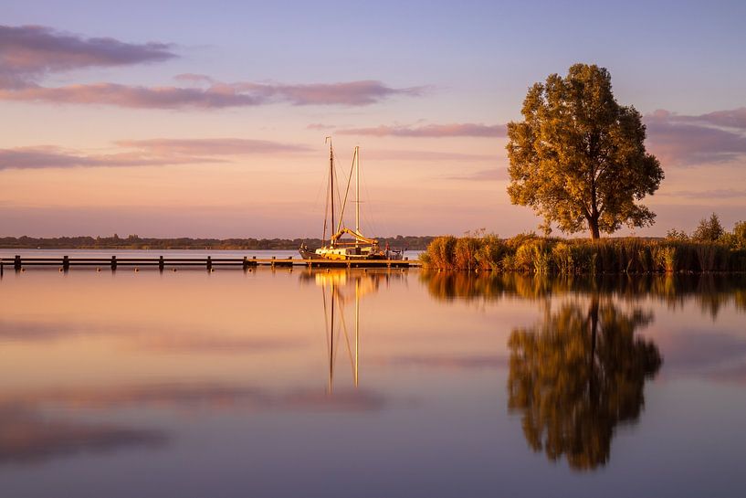 A summer morning at the Zuidlaardermeer lake by Marga Vroom