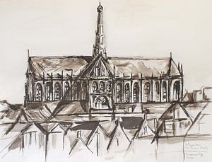 Die Bavokirche in Haarlem.
