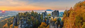 Sonnenaufgang an der Bastei