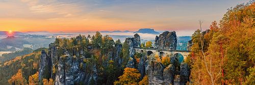 Sunrise at the Bastei