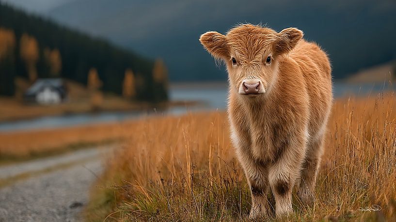 Scotch Highlander / Scotch Highlander Kalb von Gelissen Artworks