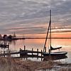 Durgerdam at sunrise by John Leeninga