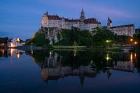 Das Schloss in Sigmaringen am Abend