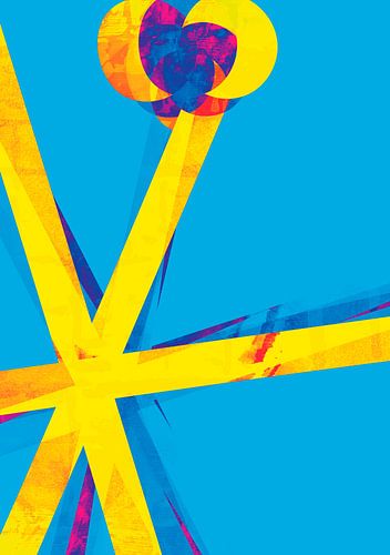 Sterrenkind - Vissen Sterrenbeeld Abstract