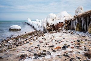 Winter an der Küste der Ostsee bei Kühlungsborn