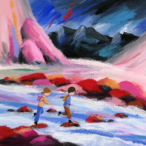 De ontdekkingsreizigers  - illustratie 3 uit een reeks van 6