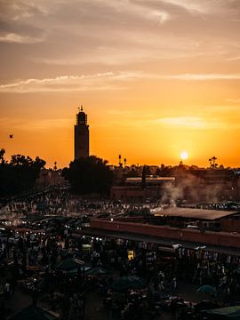 Sunset in Marrakech by Dayenne van Peperstraten