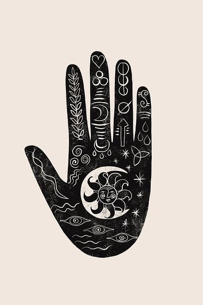 Hamsa - The Sun by Cats & Dotz