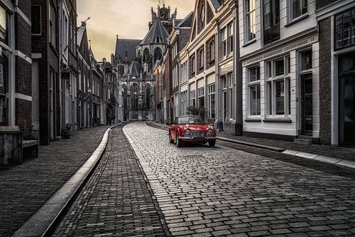 Een triumph in een Dordrechtse straat