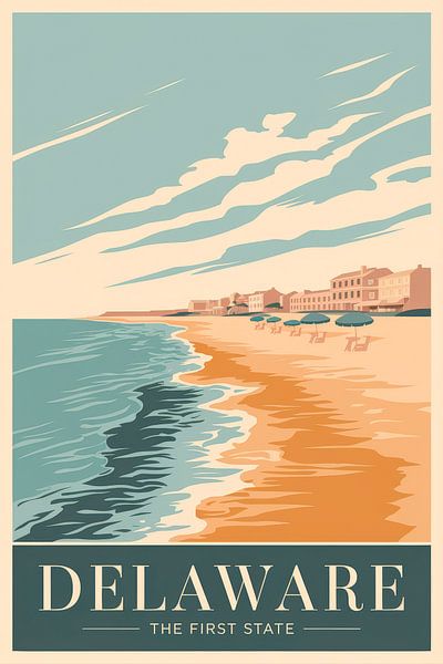 Delaware von Poster Art Shop