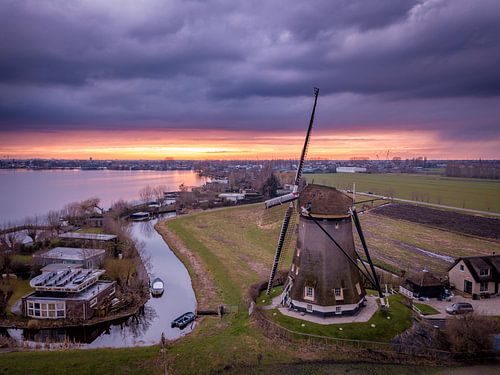 De Geestmolen te Rijnsaterwoude