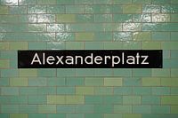 Alexanderplatz sign
