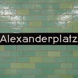 Alexanderplatz metro tegels van Jeroen Götz