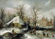 Winter Landschap, Joos de Momper van Meesterlijcke Meesters thumbnail