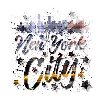 City-Art NYC Composing | Typography van Melanie Viola