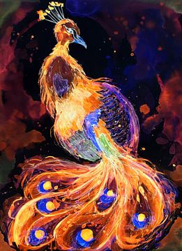 Brennender Phoenix von Sebastian Grafmann