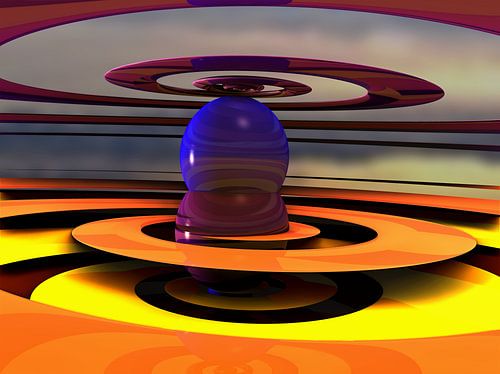 3d render illustration fantasy of a fractal