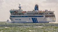 Veerboot Frieslan en snelboot Tiger van Roel Ovinge thumbnail