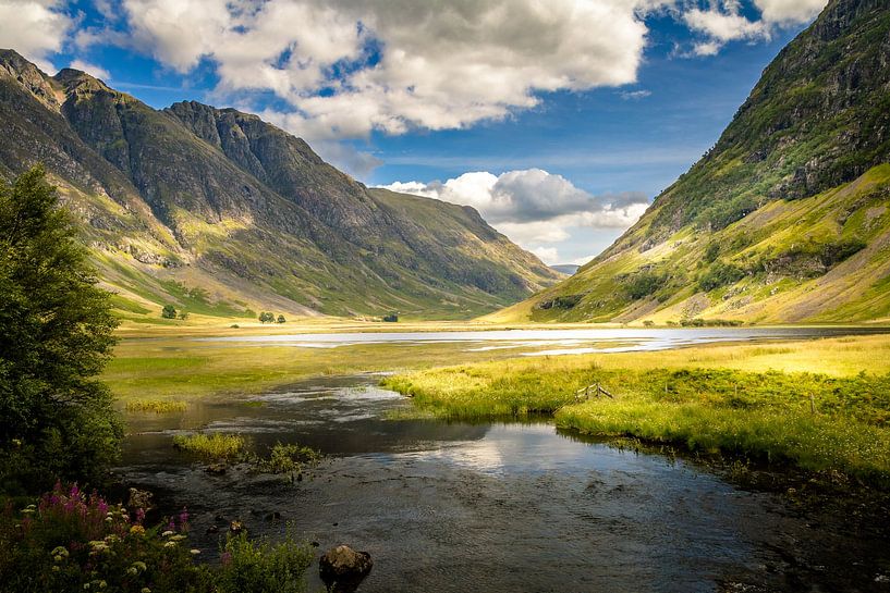 Glencoe Valley, Schottland von Dennis Wardenburg