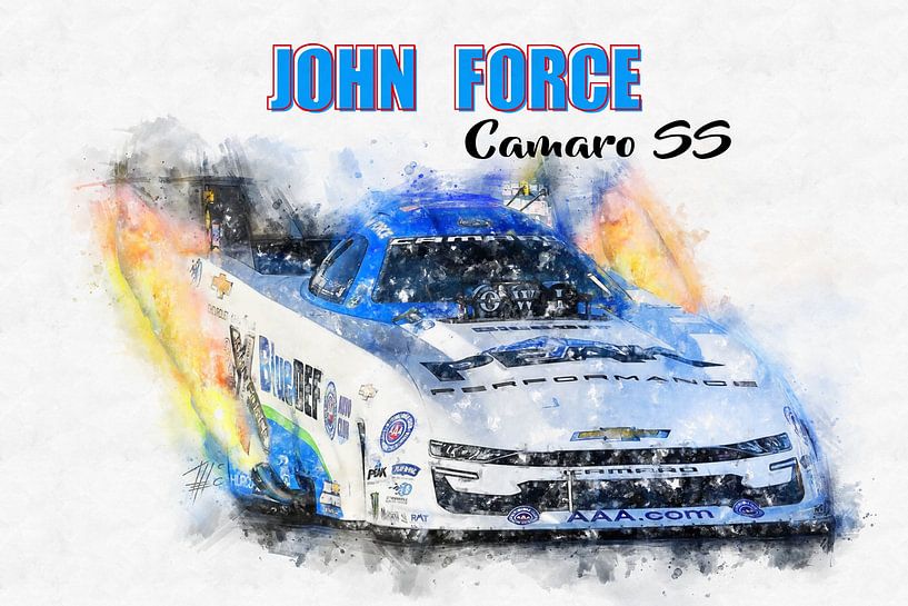 John Force Camaro by Theodor Decker