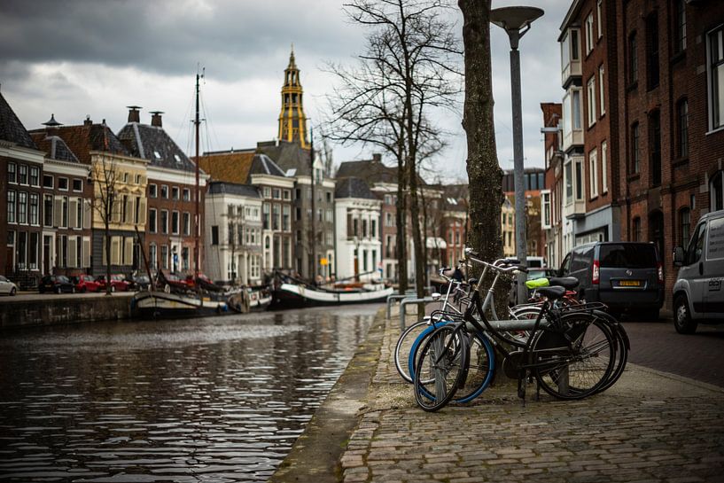 Lage der A overlooking the Aa-kerk (Akerk, Aakerk) Groningen by Hessel de Jong Fotografie