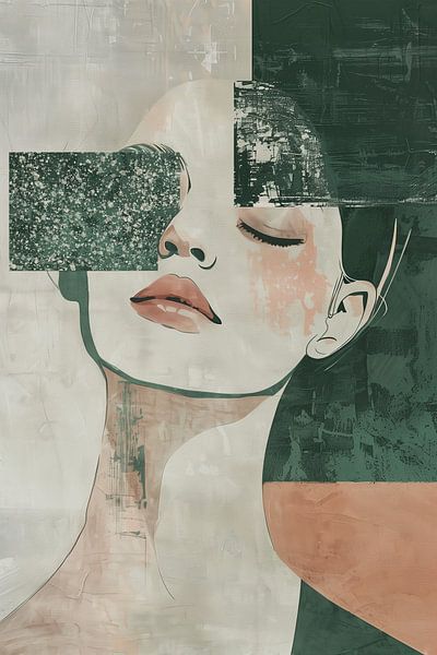 Gesicht &amp; Quadrate von Bianca ter Riet