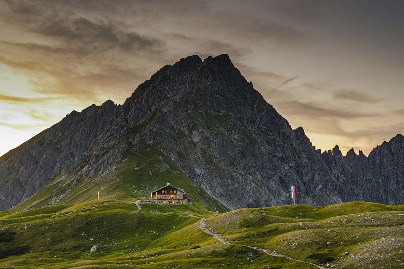 Fiderepasshütte, Allgäu Alps by Walter G. Allgöwer
