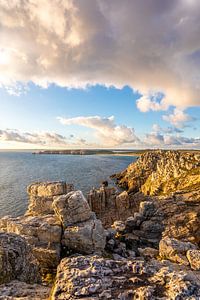 Küste beim Pointe du Toulinguet, Camaret-sur-Mer, Bretagne