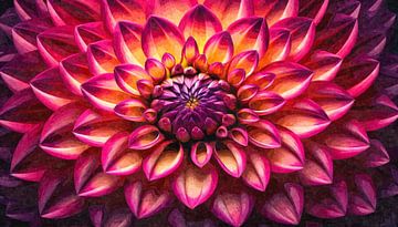 Géométrie florale de l'âme sur Sabine Wagner