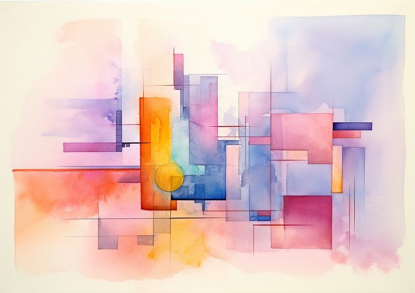 Watercolour Abstract 29929 by Abstract Painting