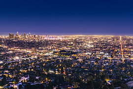 Los Angeles by Night: From the city centre to Western Avenue by Lichtveld