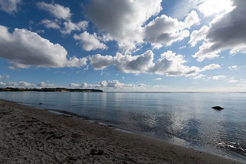 Natuurstrand van Lobbe, schiereiland Mönchgut op het eiland Rügen