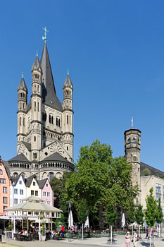 Köln: Groß Sankt Martin am Fischmarkt