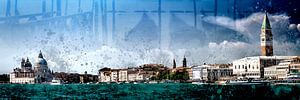 City-Art VENEDIG Panorama  von Melanie Viola