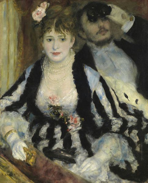 Theaterloge, Pierre-Auguste Renoir von Meisterhafte Meister