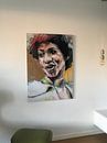 Klantfoto: Aretha Franklin schilderij van Jos Hoppenbrouwers