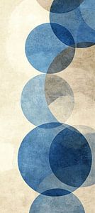 Kreismuster | Blaue Kreise