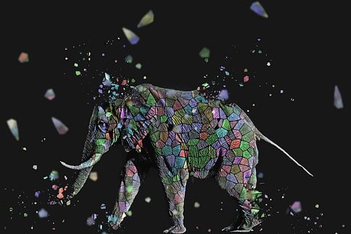 La mosaique de l'éléphant
